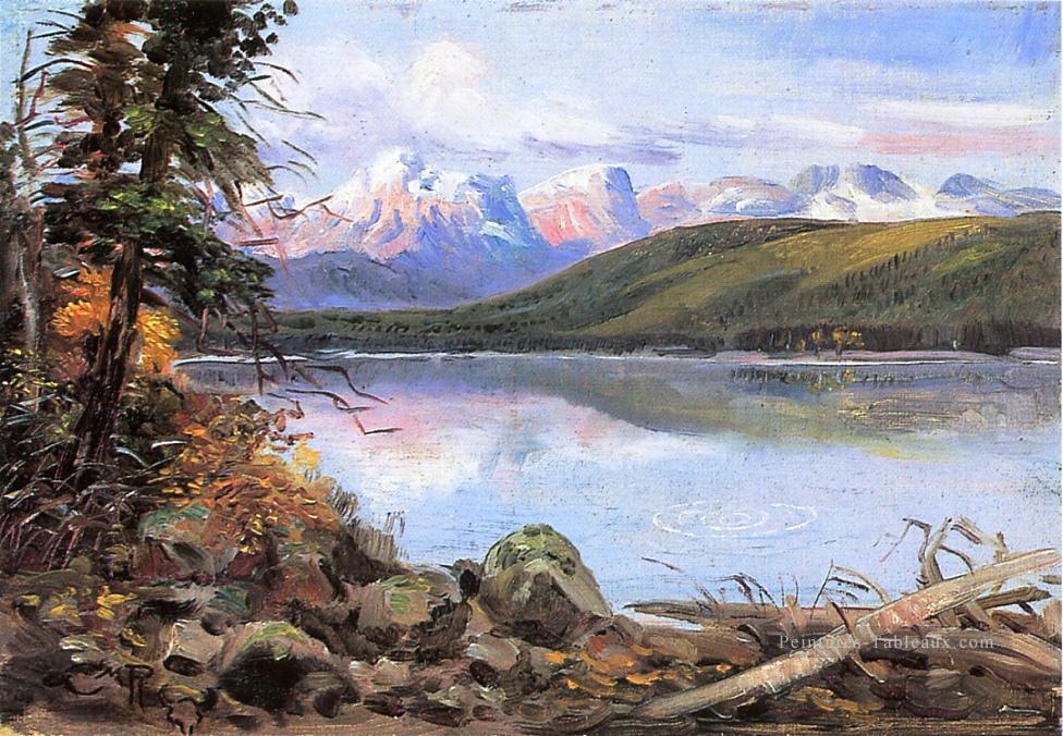 lac mcdonald 1901 Charles Marion Russell Peintures à l'huile